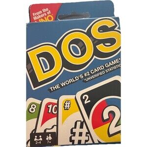 DOS Card Game  From the Makers of UNO New In Box
